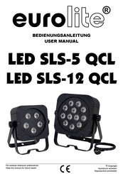 EuroLite LED SLS-5 QCL Bedienungsanleitung