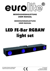 EuroLite LED FE-Bar RGBAW Bedienungsanleitung