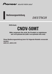 Pioneer CNDV-50MT Bedienungsanleitung