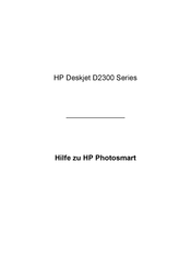 HP Deskjet D2300 series Benutzerhandbuch