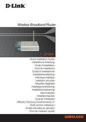 D-Link AirPlusG DI-524 Installations Anleitung