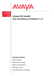 Avaya Integral D3 mobile Benutzerhandbuch