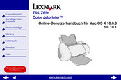 Lexmark Z65n Color Jetprinter Benutzerhandbuch