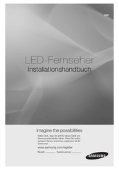 Samsung HG32EB460 Installationshandbuch