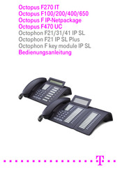 T-Mobile Octophon F21 IP SL Plus Bedienungsanleitung