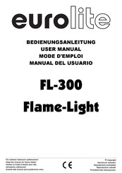 EuroLite FL-300 Bedienungsanleitung