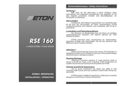 Eton RSE 160 Einbau /Bedienung