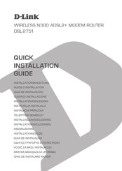 D-Link DSL-2751 Installationsanleitung