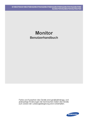Samsung SyncMaster S19B370N Benutzerhandbuch