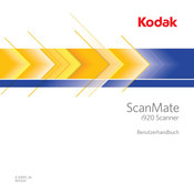 Kodak ScanMate i920 Benutzerhandbuch