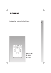 Siemens Siwamat XL 950 Gebrauchs- Und Aufstellanleitung