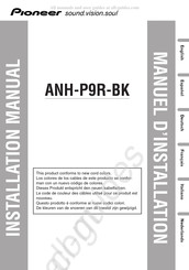 Pioneer ANH-P9R-BK Installationsanleitung