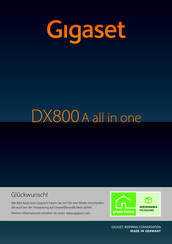Gigaset DX800A all in one Bedienungsanleitung
