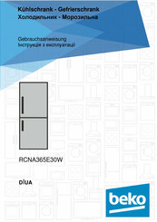 Beko RCNA365E30W Gebrauchsanweisung