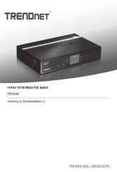 TRENDnet TPE-S44 Anleitung Zur Schnellinstallation
