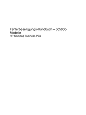 HP Dc5800 Serie Handbuch