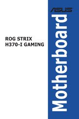 Asus ROG STRIX H370-I GAMING Anleitung