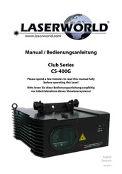 Laserworld CS-400G Bedienungsanleitung