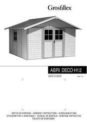 Grosfillex ABRI DECO H12 Aufbauanleitung