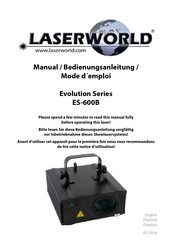 Laserworld Evolution Serie Bedienungsanleitung