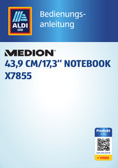 Medion X7855 Bedienungsanleitung
