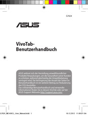 Asus VivoTab Smart ME400CL Benutzerhandbuch