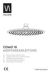 VALLONE COMO 18 Montageanleitung