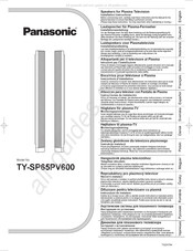 Panasonic TY-SP65PV600 Installationsanleitung