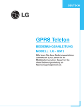LG G512 Bedienungsanleitung
