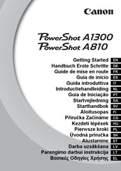 Canon PowerShot A1300 Handbuch: Erste Schritte
