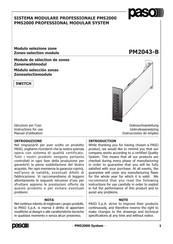 Paso PM2043-B Gebrauchsanleitung