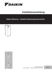Daikin Altherma EHVX11S26CB Installationsanleitung