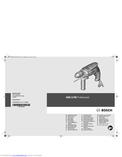 Bosch GSB 13 RE Professional Originalbetriebsanleitung