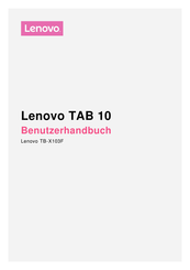Lenovo TB-X103F Benutzerhandbuch