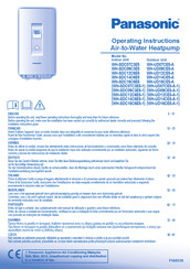 Panasonic WH-UD12CE5-A Bedienungsanleitung