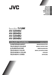 JVC InteriArt T-V Link AV-28X4SU Bedienungsanleitung