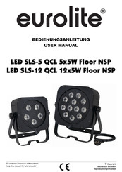 EuroLite LED SLS-5 QCL 5x5W Floor NSP Bedienungsanleitung