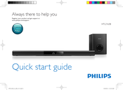 Philips HTL2163B Schnellstartanleitung