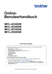 Brother MFC-J5930DW Online Benutzerhandbuch