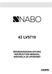 Nabo 43 LV5710 Bedienungsanleitung