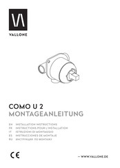 VALLONE COMO U 2 Montageanleitung