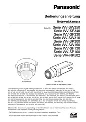 Panasonic WV-SF335 Bedienungsanleitung