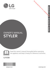 LG STYLER S3 ERB-Serie Bedienungsanleitung