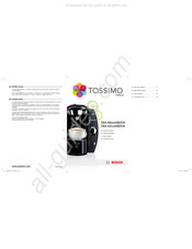 Bosch Tassimo Fidelia TAS 42 GB/CH Serie Gebrauchsanleitung