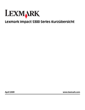 Lexmark Impact S300 Series Kurzübersicht