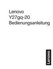 Lenovo Y27gq-20 Bedienungsanleitung