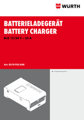 Würth 0510 955 840 Originalbetriebsanleitung