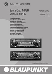 Blaupunkt Valencia MP36 Einbauanleitung