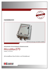 IBC control MicroMax370 Handbuch