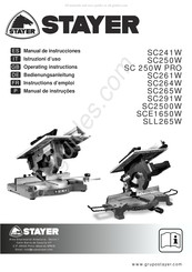 stayer SC 250W PRO Bedienungsanleitung